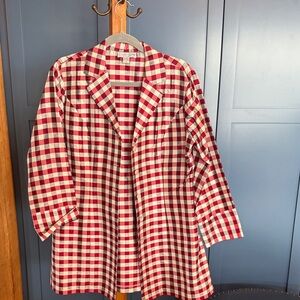 PALM BEACH- Charlotte Kellogg very high quality tunic.  Pristine.  100% silk